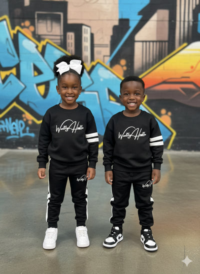 Double Stripe Crewneck Set