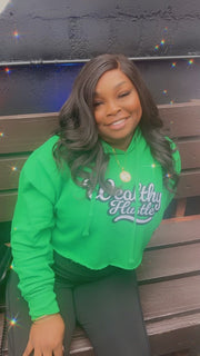 Women Crop Tops Hoodies