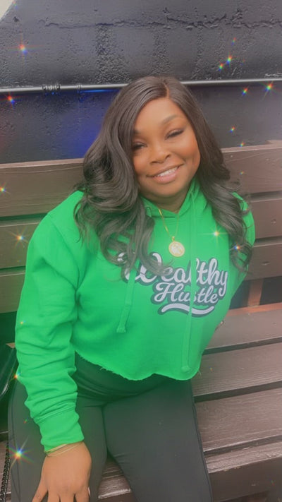 Women Crop Tops Hoodies