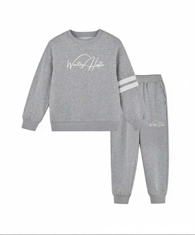 Double Stripe Crewneck Set