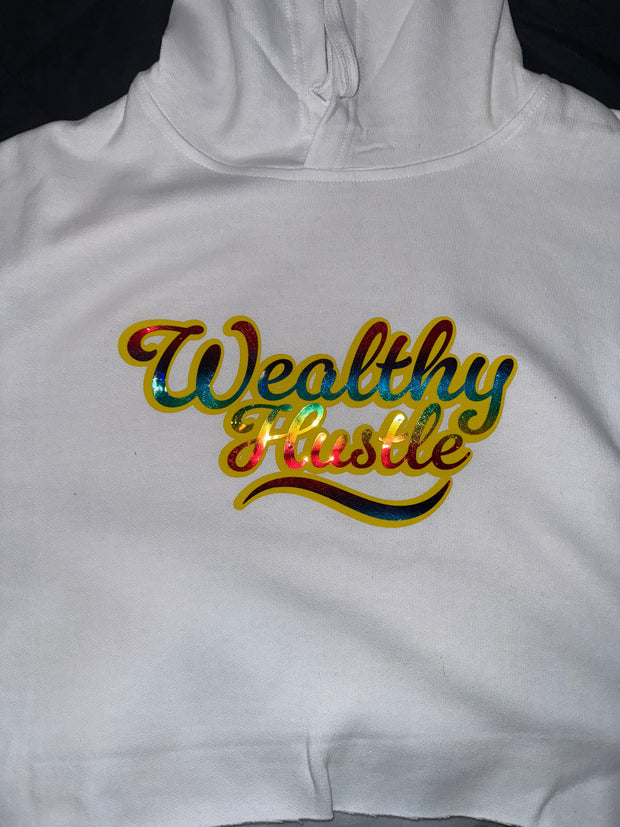 Women Crop Tops Hoodies